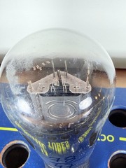 Audion Type 445 45 Globe Balloon Engraved Base Tested Like NOS Tube