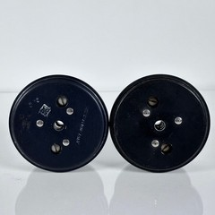 Vintage Ampex Hub Adapter Pair NAB for Reel to Reel for 300/350/351
