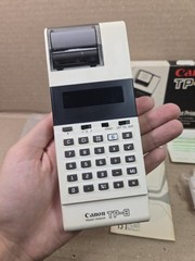 Canon TP-8 Pocket Printer Calculator w/Original Box, Manual, & Paper Tested