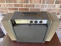 🍊Vintage 1960s Zenith Stereophonic Record Player All Transistor | Model SA55