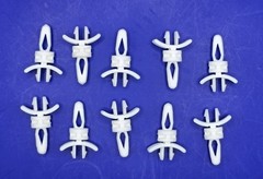 10 New Plastic PCB Circuit Board supports for Pioneer Amplifiers 1/4&Prime; rise