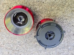 Otari Aluminum NAB Hub Adapters For Open Reel Tape Recorder 10.5&Prime; Reels, Pair