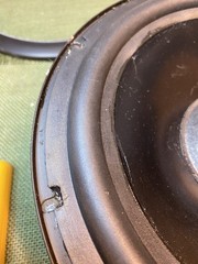 Infinity SM10-1 Woofer 71985 10&Prime; Bass Driver 3.6 Ohm Refoamed Rubber Ring Mounts