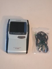 Portable LCD Color TV LOT (3) CASIO TV-900B w phones, CASIO TV-480B, RCA 16-3063