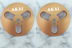 One Pair 7 » black AKAI Light Aluminum Reel to Reel Take Up Reel for AKAI GX-77