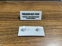 Dual Headphone Jack Plug/Cover For Vintage Yamaha CR-x20 Series Receivers – NEW!