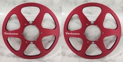 One Pair silvery Technics 10.5 » 1/4 » TAPE REEL TO REEL TAPE Recorders RS 1500
