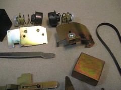Vtg Dual 1249 Turntable Original Big Internal Parts Lot