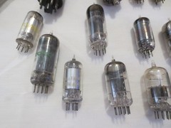 Lot Of 28 Mixed Vacuum Tubes GE, RCA, GM, Zenitn, & more