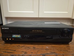 Sony SLV-N55 VCR 4 Head Hifi Stereo VHS Player – No Remote – Tested – USED