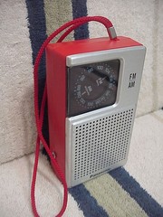 Panasonic RF-506 Red FM-AM Radio Repaired Works Excellent Vintage 1978