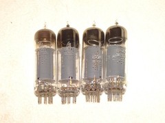 4 x G.E. 6BQ5/EL84 *Triplett 3444 Lab*Strong Tested*Matched*#21