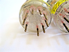 4 12AX7/ECC83 VACUUM TUBES GRAY PLATE O GETTER MATCHED DATE GERMANY TV-7 TESTED