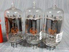 RCA 12AU7 Clear Top Vacuum Tubes (3) Amplitrex Tested 104/90% 95/104% 81/90% Gm