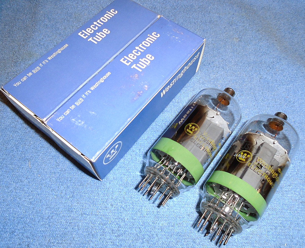 2 NOS Westinghouse 23JS6A / 21JS6A Vacuum Tubes – 30-Watts Audio or Transmitting