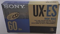 Vintage Sealed Sony UX-ES 60 Cassette Tape type ii