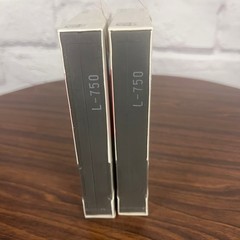 Sony ES L-750 Blank Beta Video Tapes Lot of 2 Sealed Y2K Retro Vintage Artsy