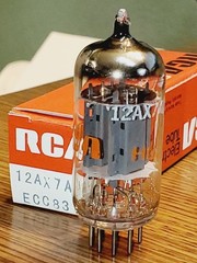 12AX7A/ECC83 « RCA » Ei/Tele Smooth Plate MaxiPreamp2/TV-7 tested (1) tube lot
