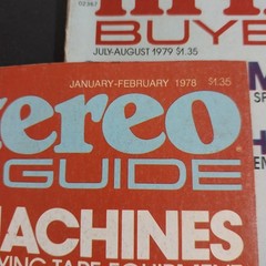 Lot of 2 Vintage Hi-Fi Stereo Buyers Guide Magazines 1978 Tape & 1979 Speaker