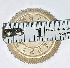 Emud Rekord Senior Vintage Tube Radio Part Volume Controls Germany