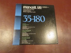 MAXELL 35-180 UD REEL TO REEL Tape 10.5&Prime; METAL REEL