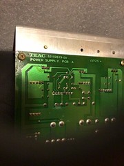 TASCAM TSR-8 Reel to Reel 1/2” Tape 8-ch machine PWR SUPPLY PCB “A” 52102679-00.