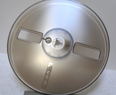 7&Prime; inch AMPEX 631 EMPTY TAKE-UP reel to reel + box for 4-track 3.75 ips 7.5 ips