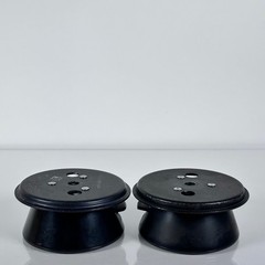 Vintage Ampex Hub Adapter Pair NAB for Reel to Reel for 300/350/351
