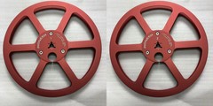 New One Pair Pioneer silvery 7 » Tape Reel Light Metal Aluminum Take Up Reel