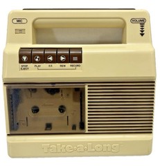 1983 Power/Tronic Take-A-Long Cassette Tape Player Recorder Vintage Parts Only!*