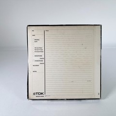 (New Old Stock) TDK GX 35180Bm Metal Reel 1/4&Prime; x 10.5&Prime; x 3600&prime; Tape