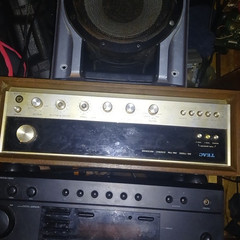 TEAC AG-7000 AM/FM Stereo Receiver Wood Case Silver Faceplate