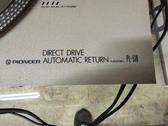 Pioneer Turntable PL-518 Direct Drive tested and working
