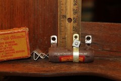 Vintage Ohmite Vitreous Enameled Reistance Unit 100 Ohms #0368 In Box 25 watts