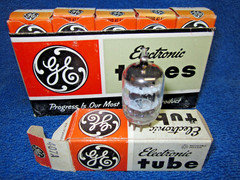 6pcs NIB GE 407A Tubes (Western Electric type 407A) Audio Radio