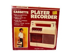 1983 Power/Tronic Take-A-Long Cassette Tape Player Recorder Vintage Parts Only!*