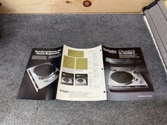 ⭐️ Original Technics SL-1500mk2 Stereo Turntable Dealer Sales Brochure NICE! ⭐️