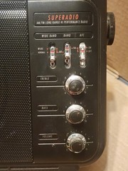Vtg GE SUPERADIO AM/FM HI Performance Radio w/Wide Band Long Range 7-2887A AC/DC