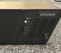 STUDER A810 VU Meter Bridge with Speaker – Untested