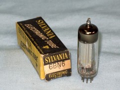 VACUUM TUBE ~ 6BN6 ~ SYLVANIA ~ 6BN6