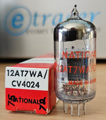 NATIONAL  SHUGUANG 12AT7 VINTAGE AUDIO TUBE NOS NIB (1980&rsquo;s) *eTracer* #12A40