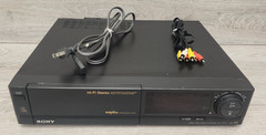 Vintage Sony SLV-595HF VCR Video Cassette Recorder Player 4-Head Hi-Fi Tested