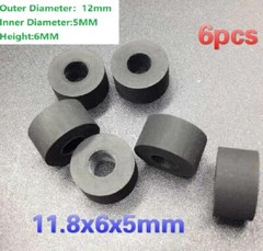 6pcs for Jvc TD-W CA-C220 CA-D4 CA-D55 12x6x5mm Pinch Roller Rings