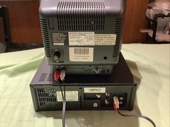 Audiovox AVT-975 9&Prime; Color TV & AVP-6750M VHS Combo Vintage Television