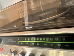 Vintage Sony HP-219A Compact stereo system Am Fm Tourntable Cover Works Read