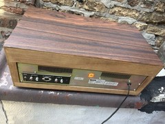 TEAC A-420 Cassette Deck Dolby System Dual VU Meters Wood Case Vintage / Box