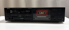 JVC TD-V66 3 Head Stereo Cassette Deck Dolby 18W Black Vintage 1985 Japan