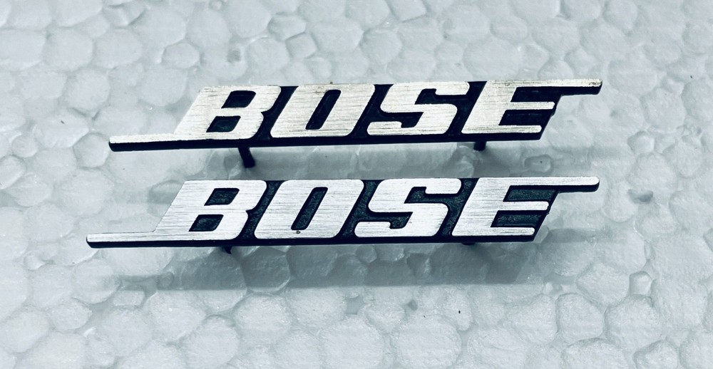 Bose Original Speaker Badge/Logo (Pair) – metal w/pin back