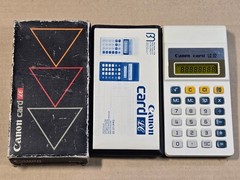 Canon Card LC-32 Vintage Pocket Size Calculator in Box – Working