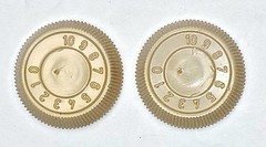 Emud Rekord Senior Vintage Tube Radio Part Volume Controls Germany